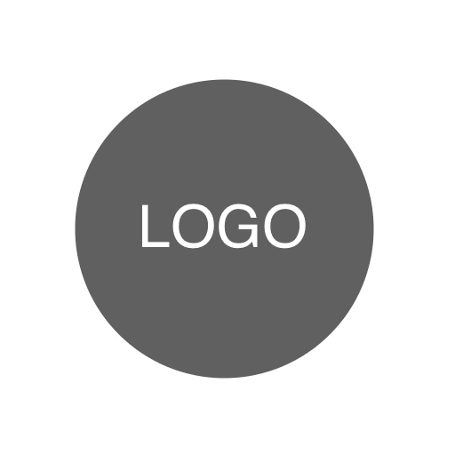logo-placeholder-image-6 Gray circular company logo.