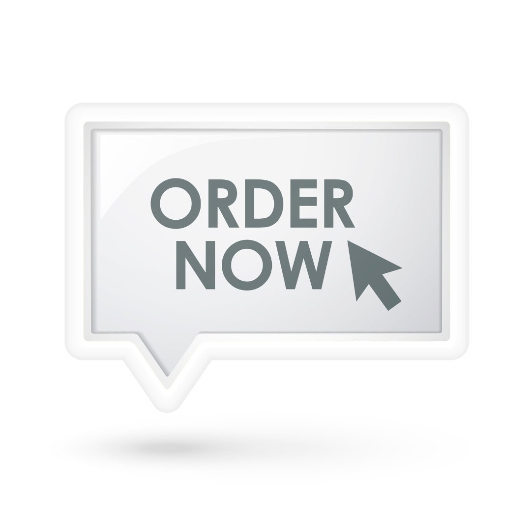 order now Speech bubble with 'Order Now' text.